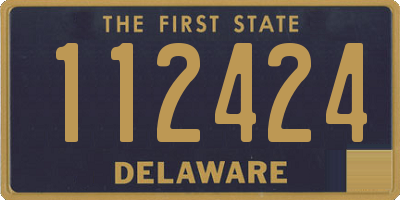 DE license plate 112424