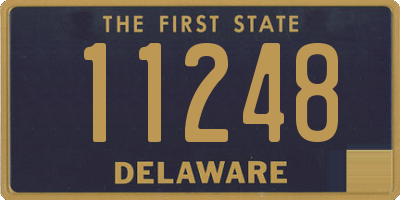 DE license plate 11248