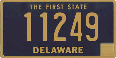 DE license plate 11249