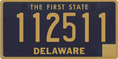 DE license plate 112511