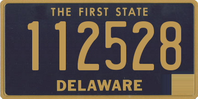 DE license plate 112528