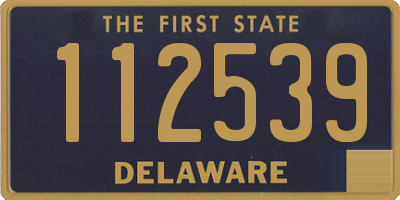 DE license plate 112539