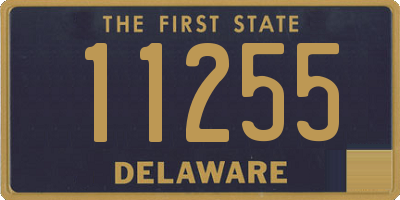DE license plate 11255