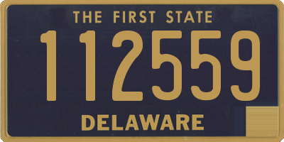 DE license plate 112559