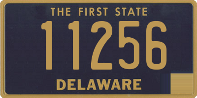 DE license plate 11256