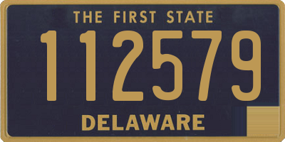 DE license plate 112579