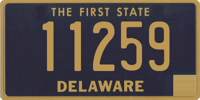 DE license plate 11259