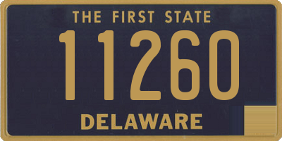 DE license plate 11260