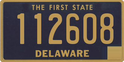 DE license plate 112608