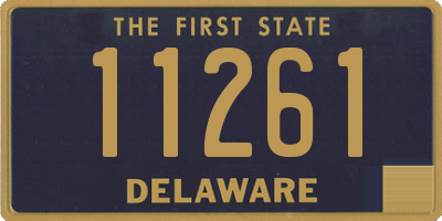 DE license plate 11261