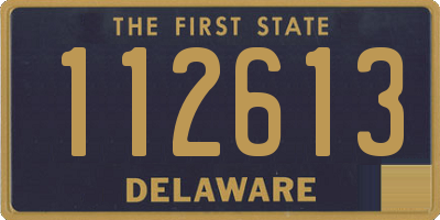 DE license plate 112613