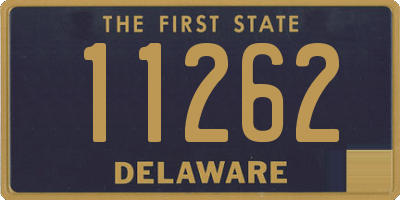 DE license plate 11262