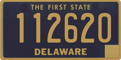 DE license plate 112620