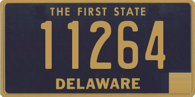 DE license plate 11264