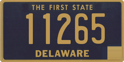 DE license plate 11265