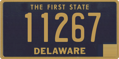 DE license plate 11267