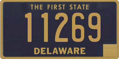 DE license plate 11269