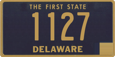 DE license plate 1127