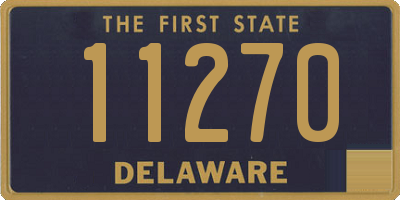 DE license plate 11270