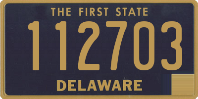 DE license plate 112703