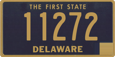 DE license plate 11272