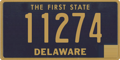 DE license plate 11274