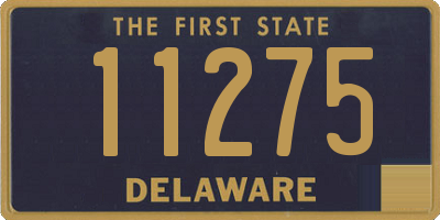 DE license plate 11275