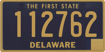 DE license plate 112762