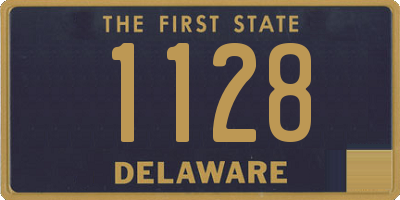 DE license plate 1128