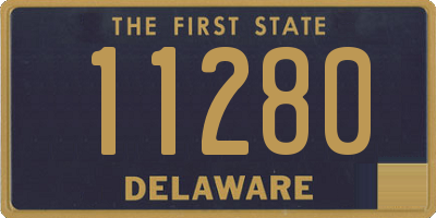 DE license plate 11280