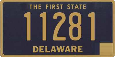 DE license plate 11281