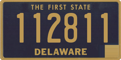 DE license plate 112811