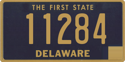 DE license plate 11284