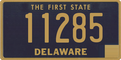 DE license plate 11285