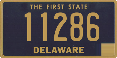 DE license plate 11286