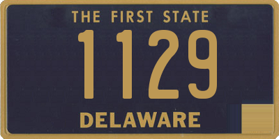 DE license plate 1129