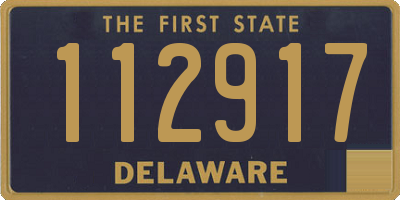 DE license plate 112917