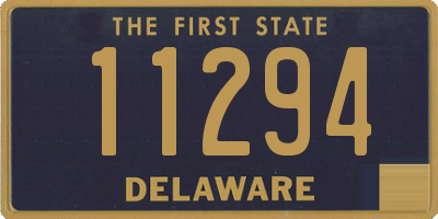 DE license plate 11294