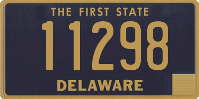 DE license plate 11298