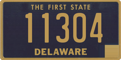 DE license plate 11304