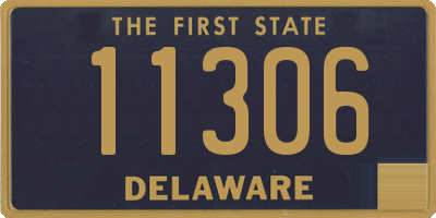 DE license plate 11306