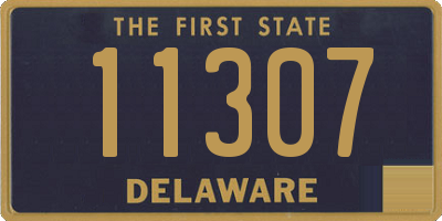 DE license plate 11307