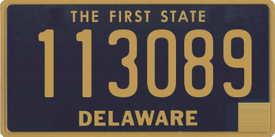 DE license plate 113089