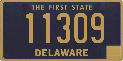 DE license plate 11309