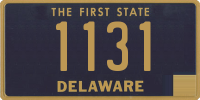 DE license plate 1131