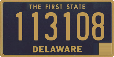 DE license plate 113108