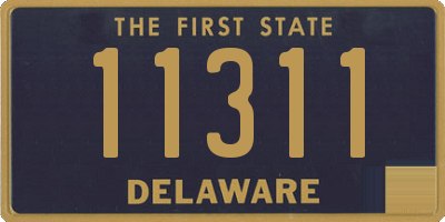 DE license plate 11311