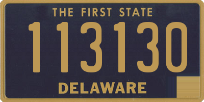 DE license plate 113130