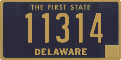 DE license plate 11314