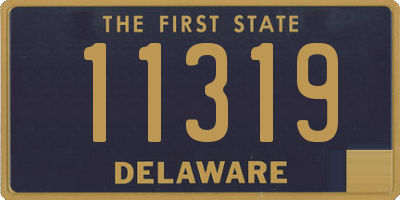 DE license plate 11319